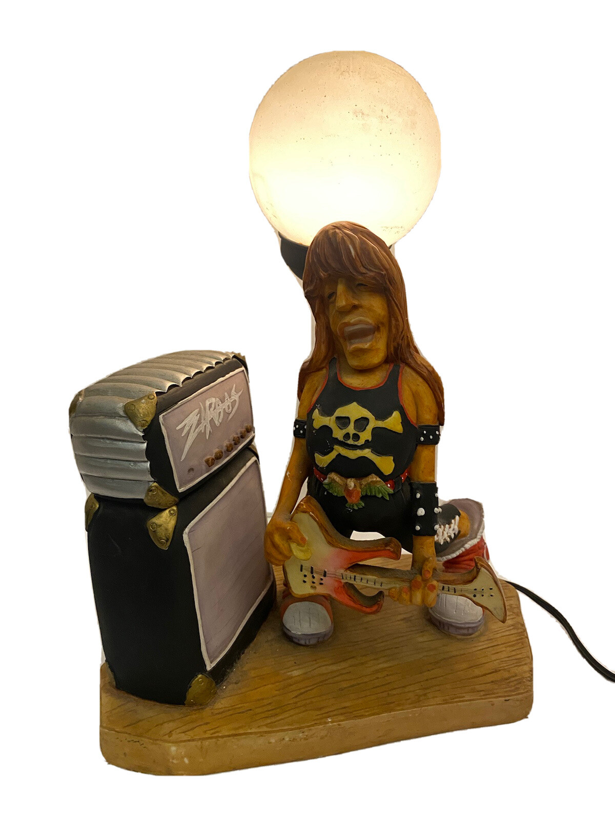 The Rock N’ Roll Collection Figurine Lamp Light Kyo Trading Paris Punk Work RARE