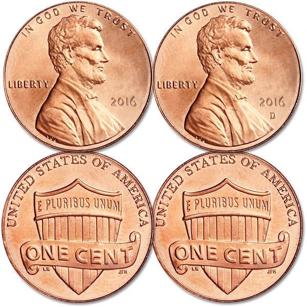 2016 P&D Lincoln Shield Cent (Fast Free Shipping)