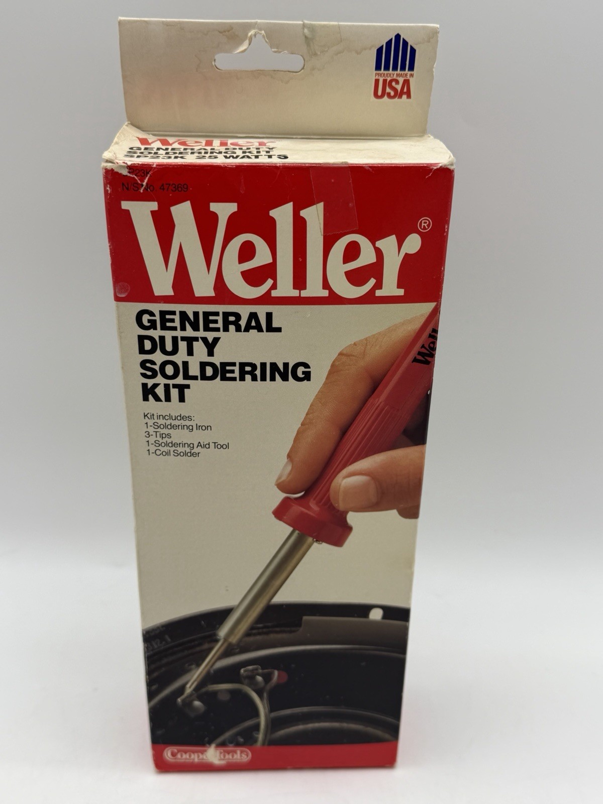 Weller SP23K Soldering Iron Kit 25W Standard Duty 5-Piece Tool Set