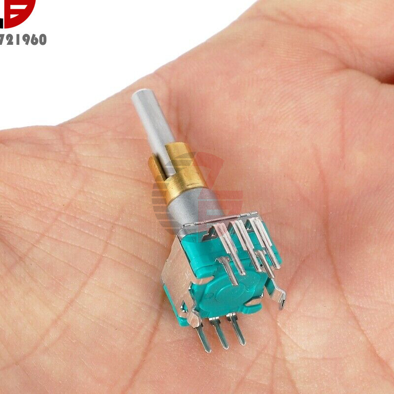 EC11EBB24C03 Dual Axis Rotary Encoder with Switch 30 Positioning Number 15 Pulse