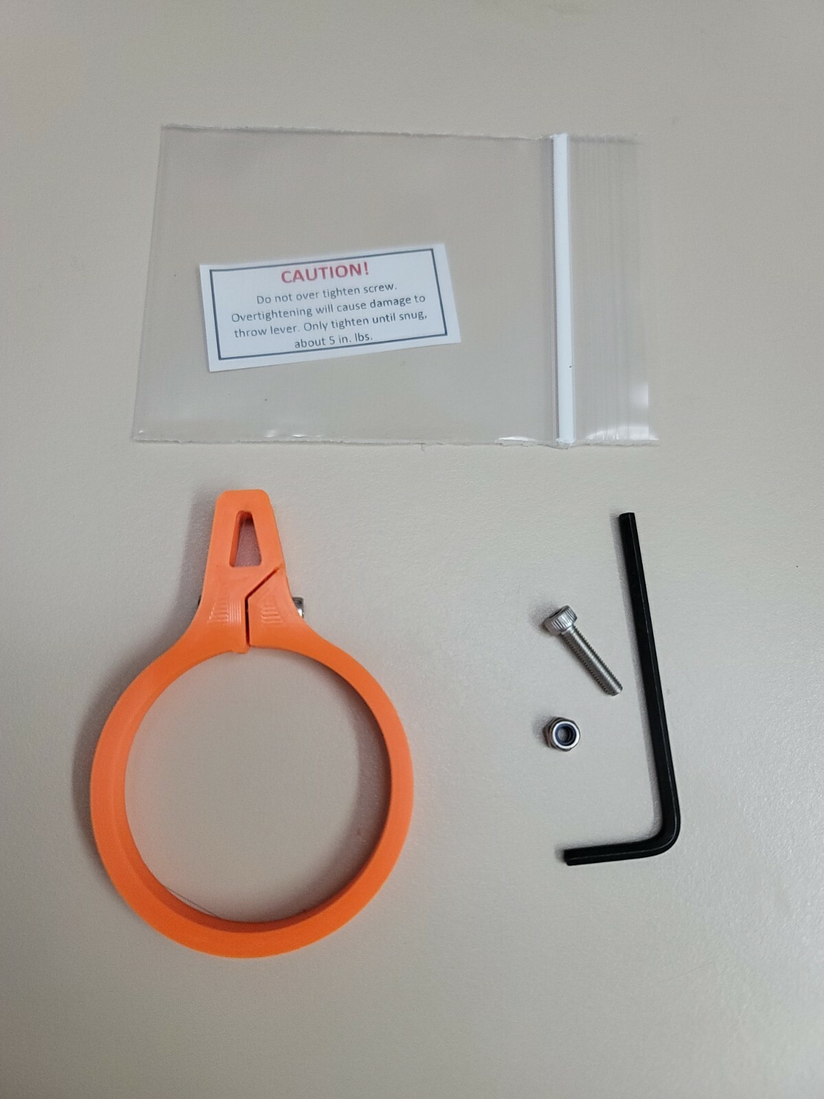 Custom Scope Throw Lever