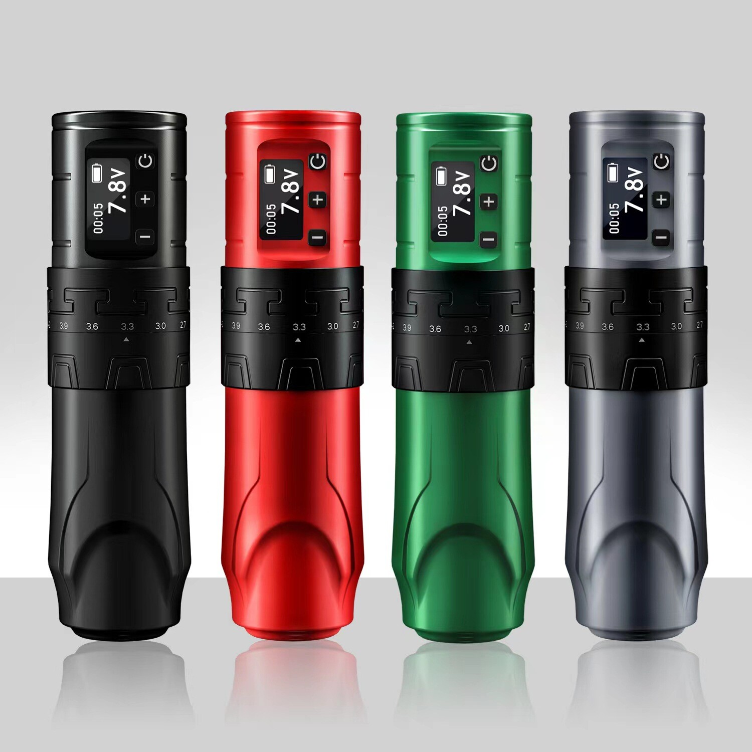 Wireless Tattoo Machine Rotary Pen Lining & Shading Adjustable Stroke 2.4-4.2mm