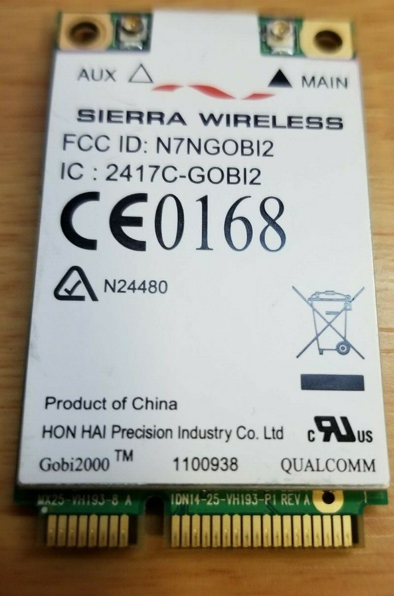 Sierra Wireless WWAN Adapter GOBI2000 Panasonic ToughBook