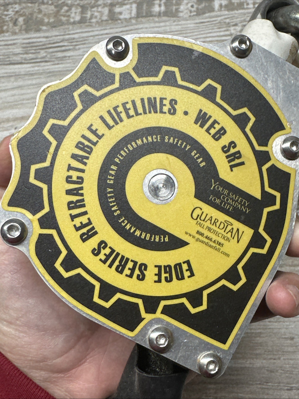 Guardian Fall Protection Edge Series Retractable Lifelines Web Srl Part # 999905