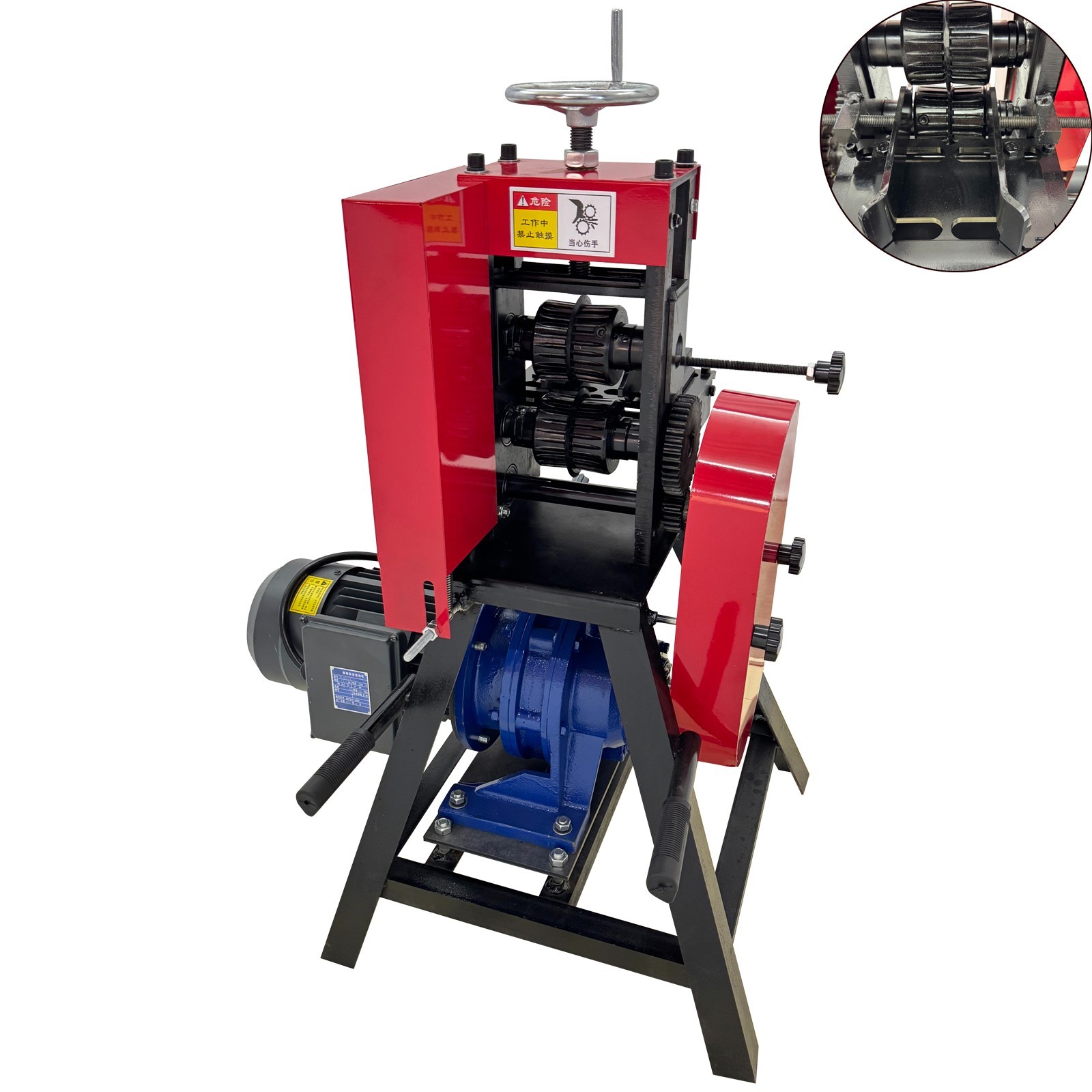 220V 1PH Old Type Wire Stripping Machine Scrap Cable Copper Wire Stripper 4KW