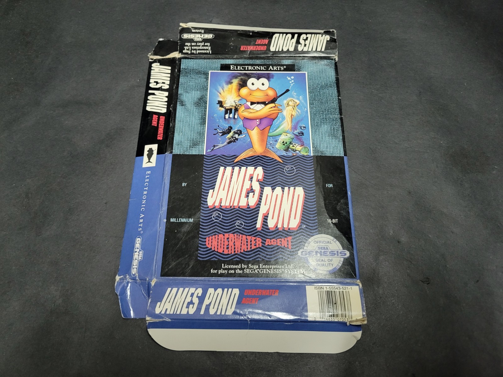 James Pond: Underwater Agent Sega Genesis Box Only