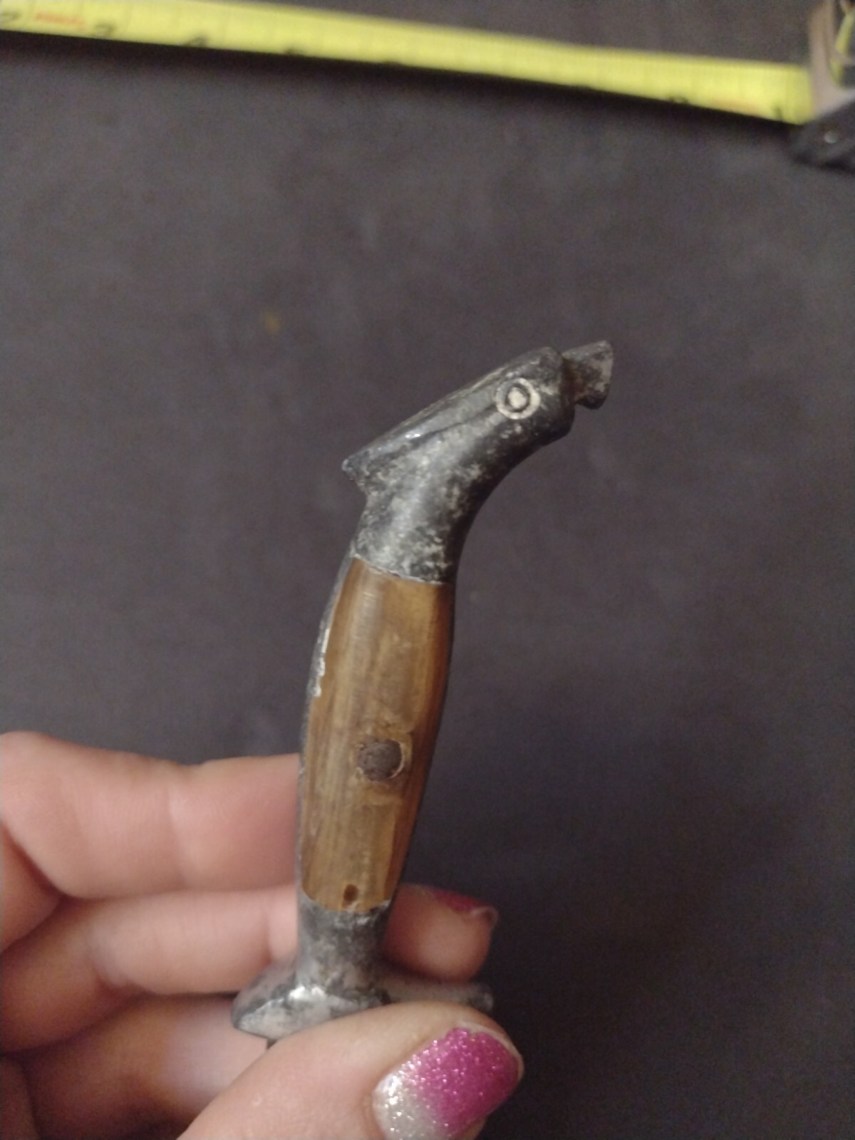 Fixed Eagle Head Vintage Dagger Made in Mexico