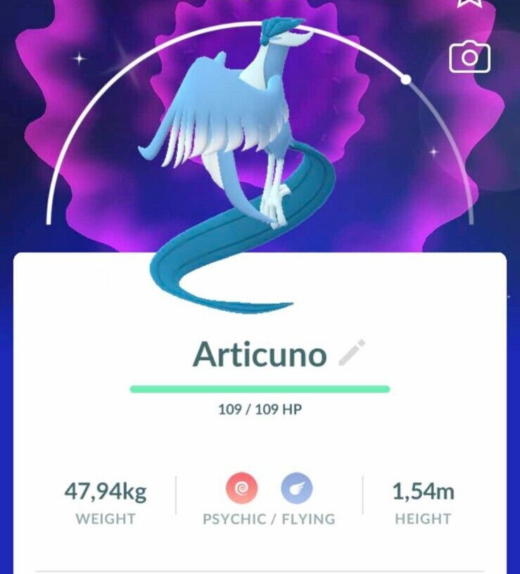 Shiny Galarian Articuno - Trade 1M Stardust - Read Description