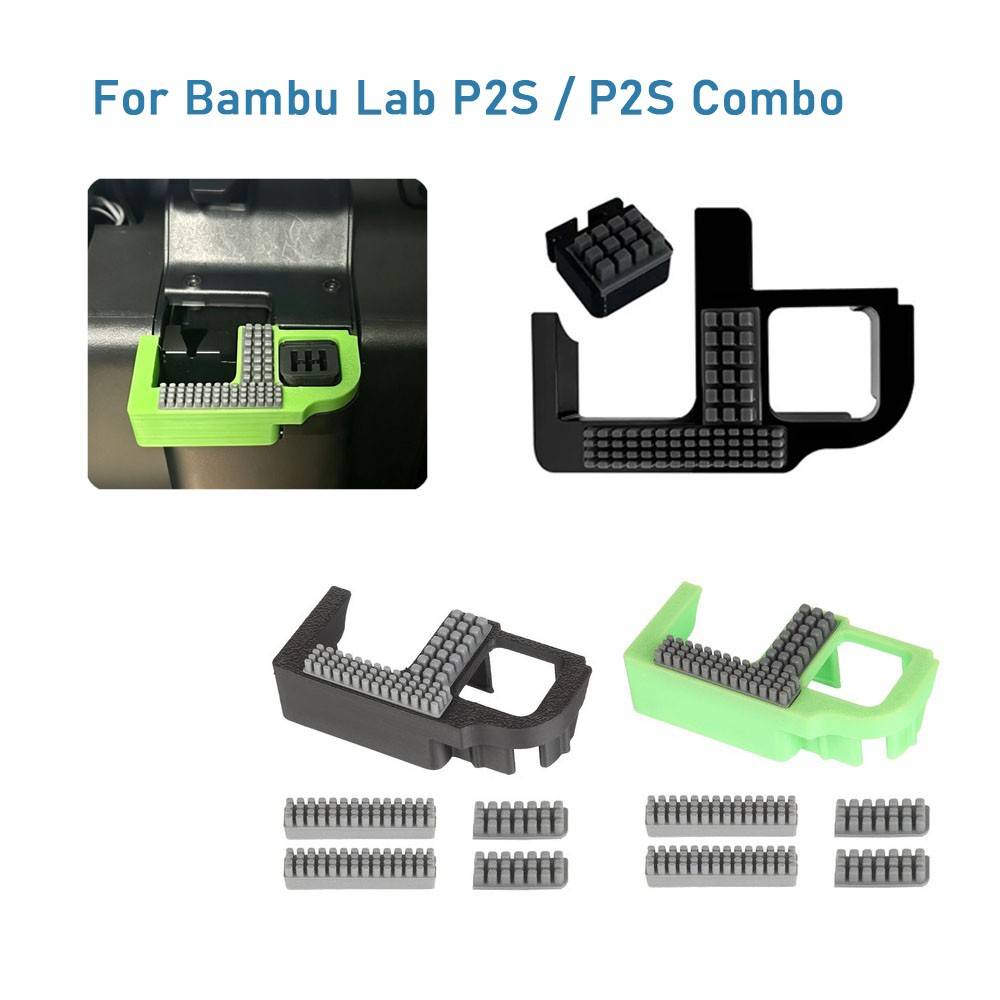 Nozzle Wiper Silicone Nozzle Brushes For Bambu Lab P2S Cleaning Tool Replacement