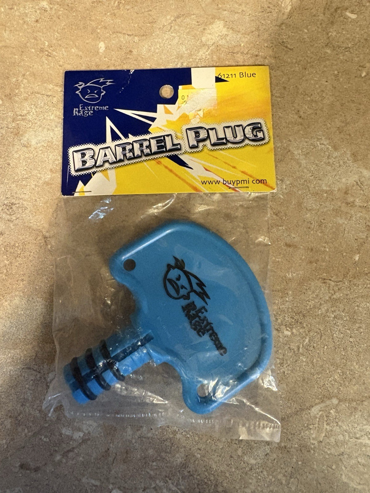 NOS Extreme Rage Barrel Plug 61211 Blue NEW paintball marker