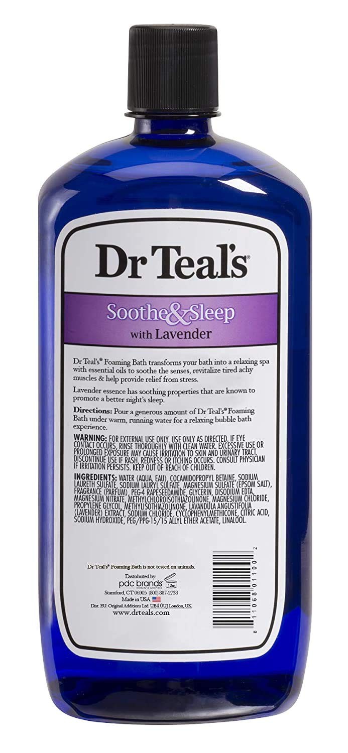 Dr Teal's Foaming Bath Variety Gift Set 2-Pack, 34oz Each - Soothe & Sleep