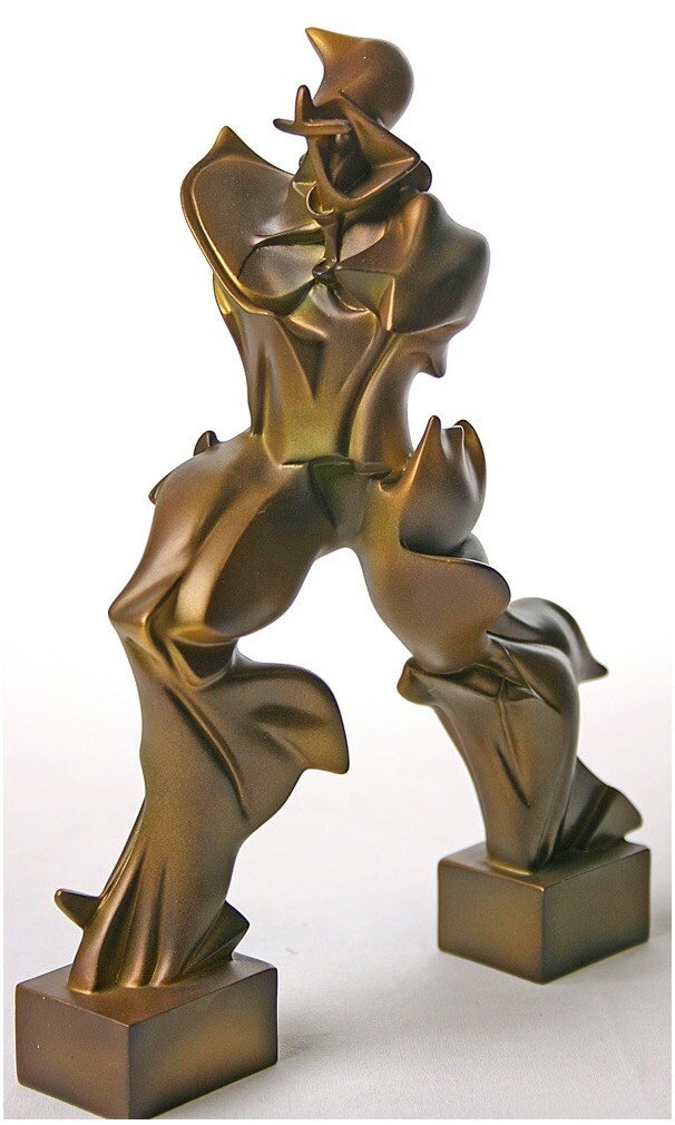 Futuristic Man by Boccioni, Unique forms of continuity in space statue replica
