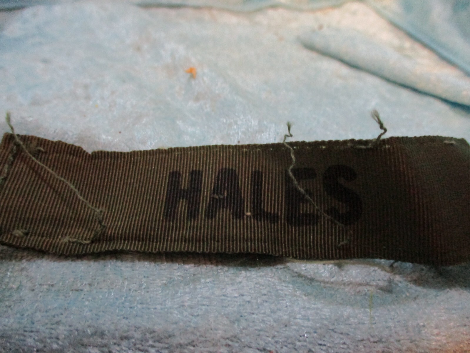 Military Name tag Patch (Hales)