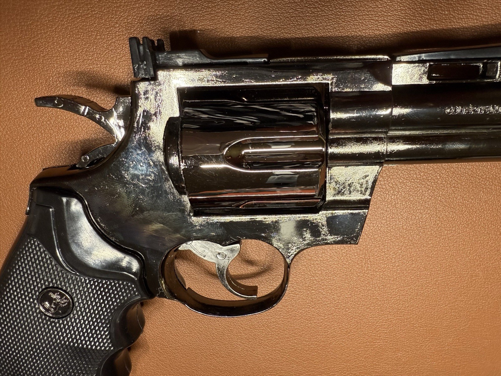 Colt Python 357 Gun Pistol Jet Torch Lighter 1:1 Scale Full Metal Quality Rare
