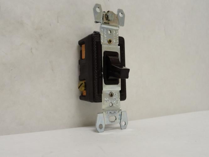 205468 New-No Box; Arrow Hart 1893 Toggle Wall Light; Locklng; 15A; 120-277VAC