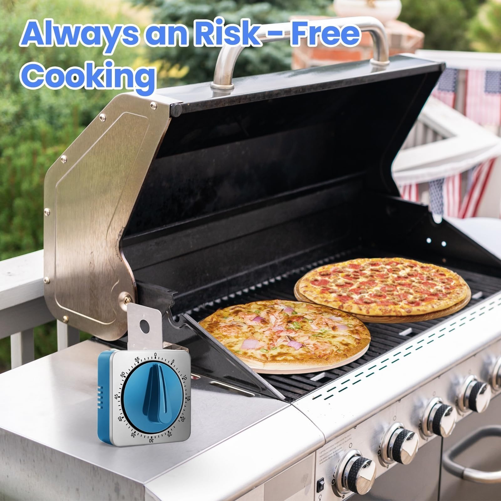 ALBAYRAK Kitchen Timer - Mechanical Desk Timer with Loud Alarm