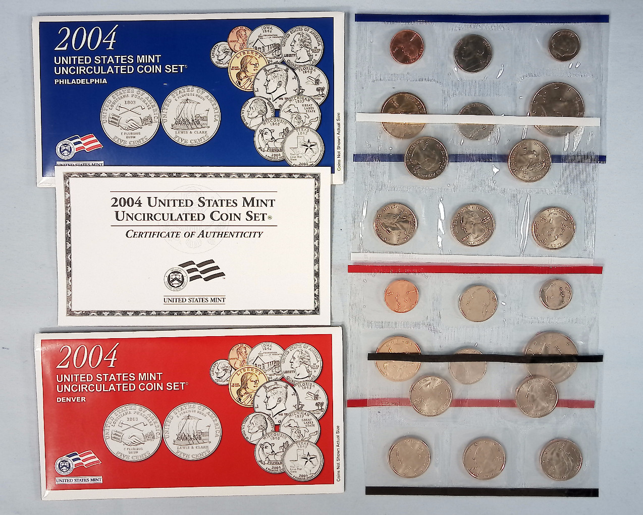 2004 P D United States Mint Uncirculated Set 22-Coins