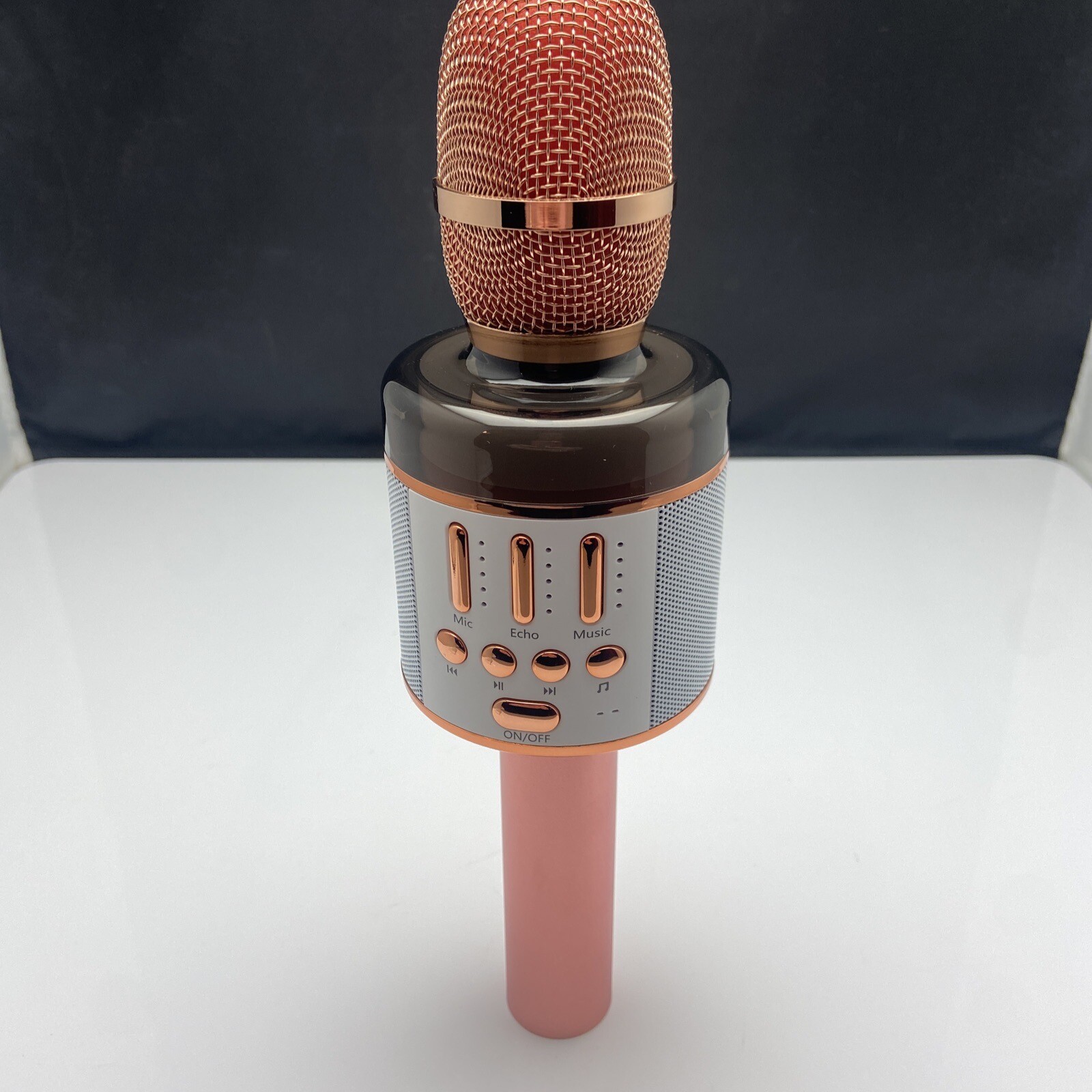 Verkstar Bluetooth karaoke Wireless Microphone USB Silver