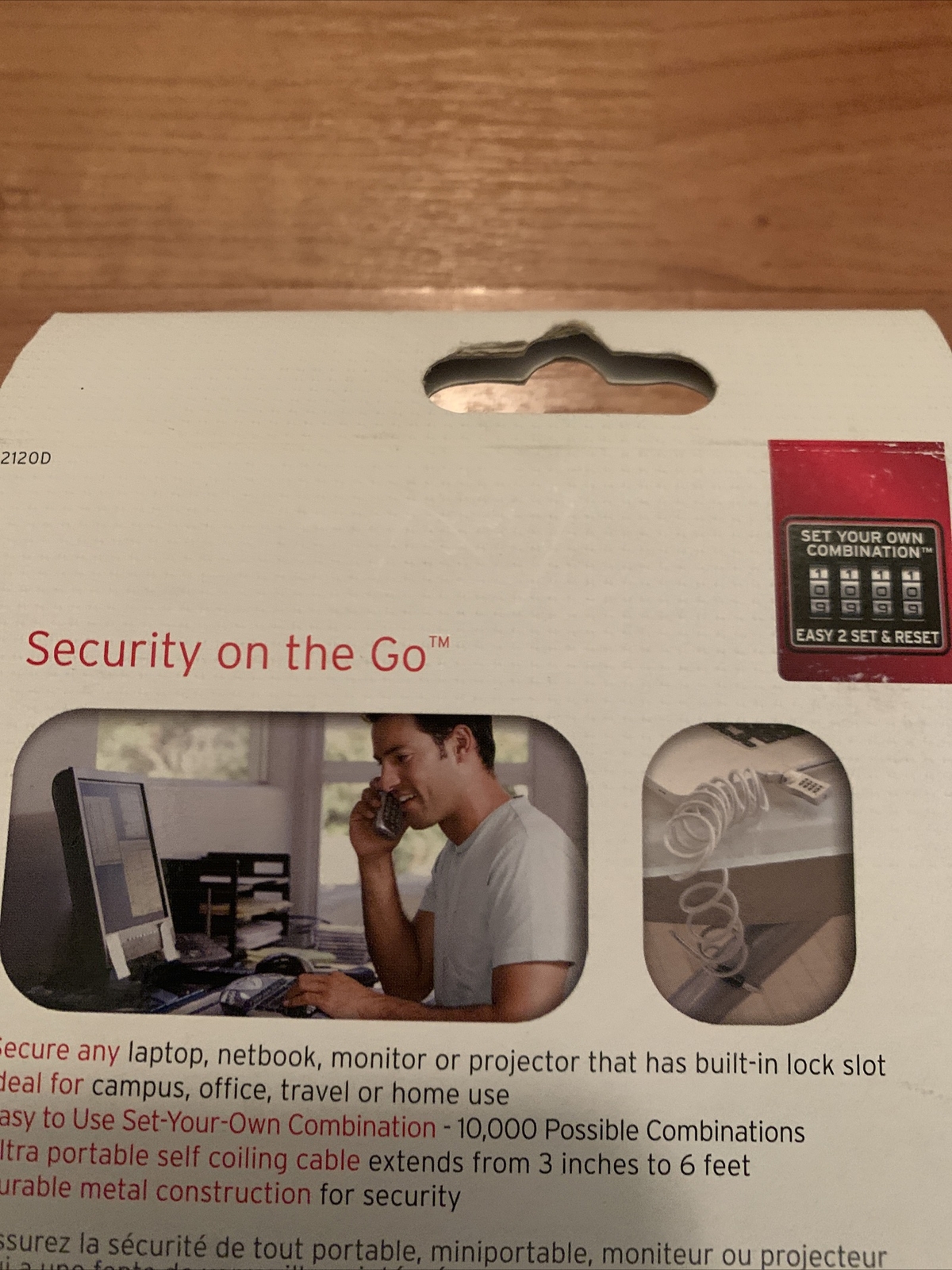 MASTER LOCK Safe Space COMPUTER LOCK Security On The Go