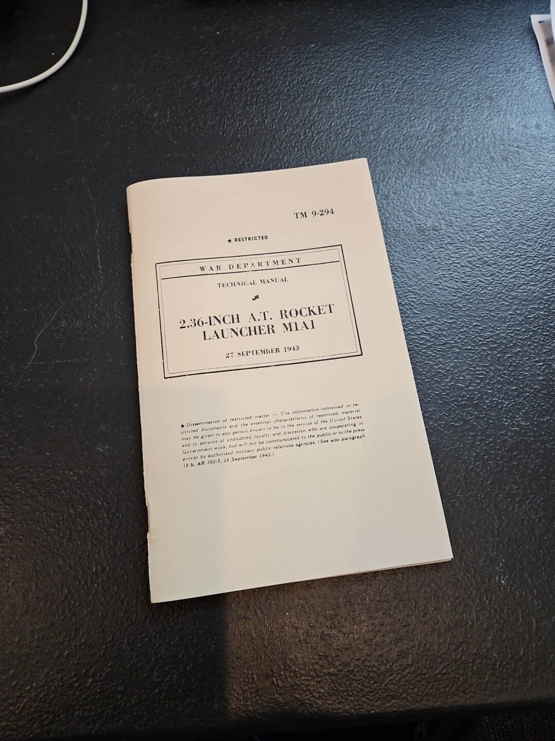 Reprint TM9-294