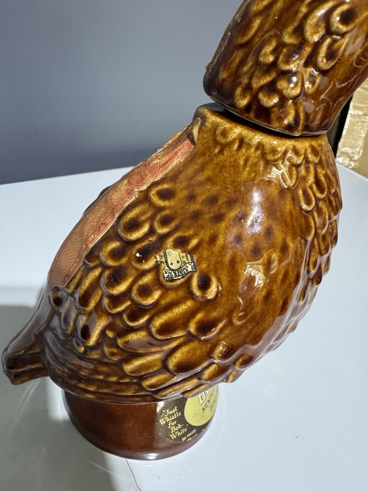 Pheasant Liquor Bottle