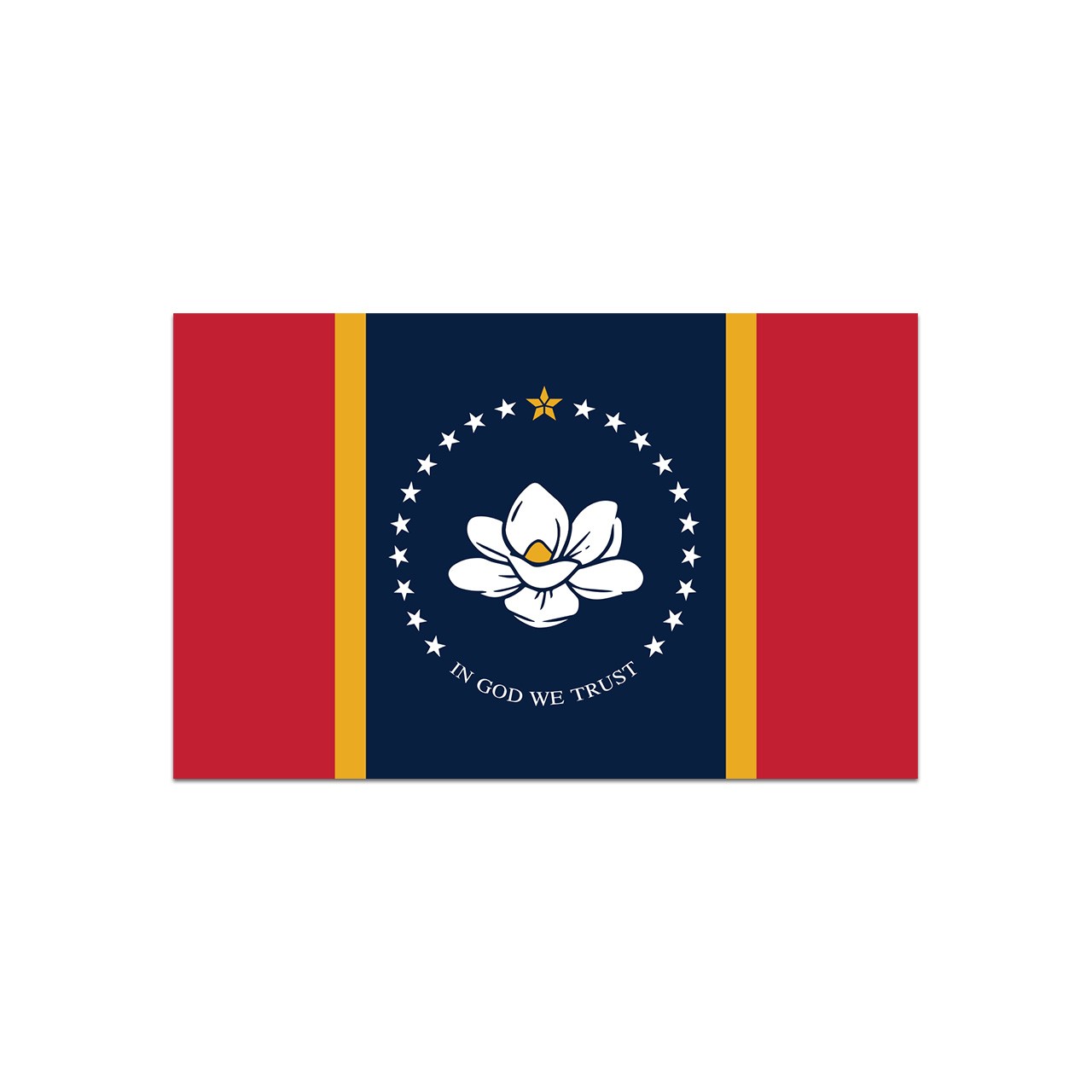 Mississippi Flag Sticker Decal