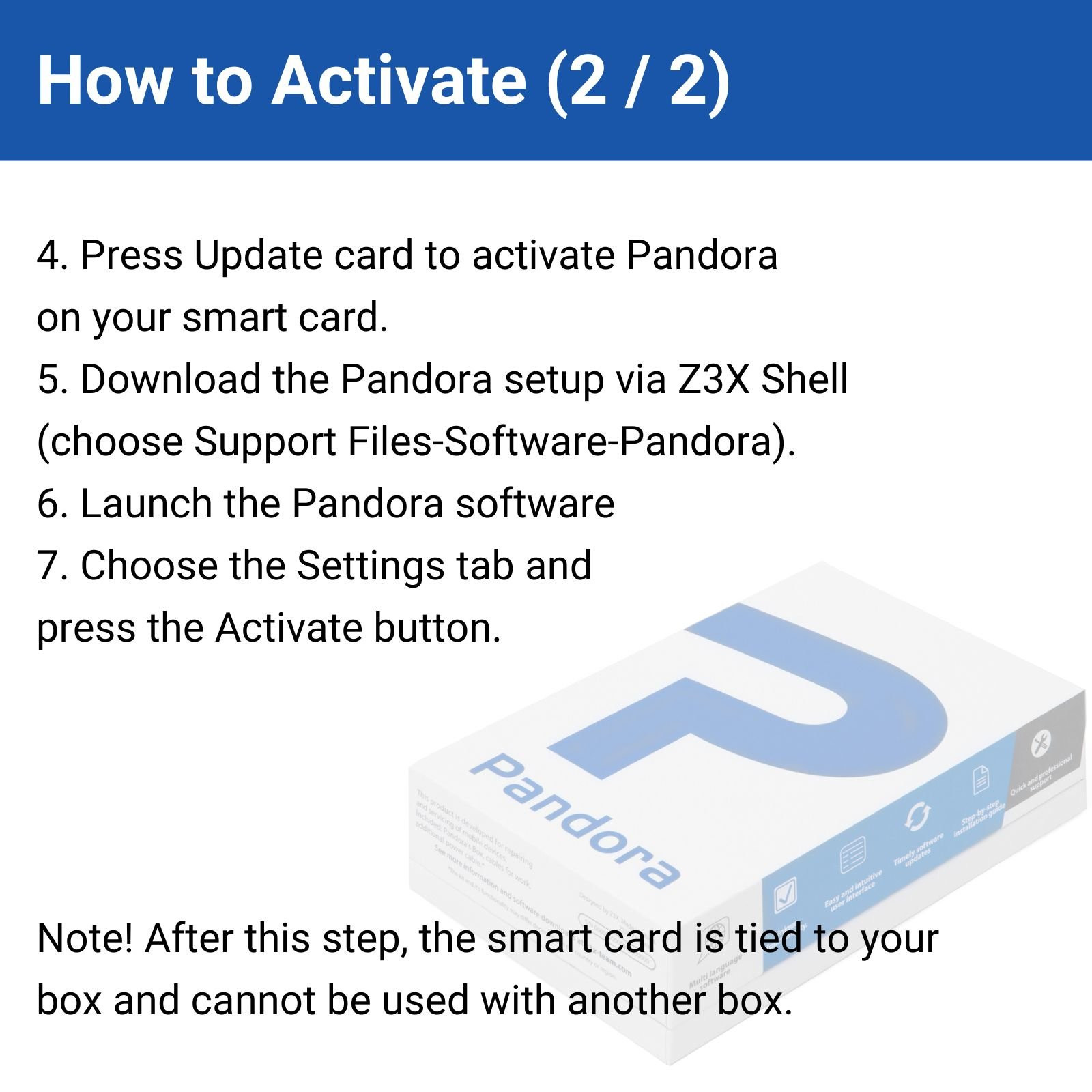 Z3XPandoraBox Original Activated with 4 cables