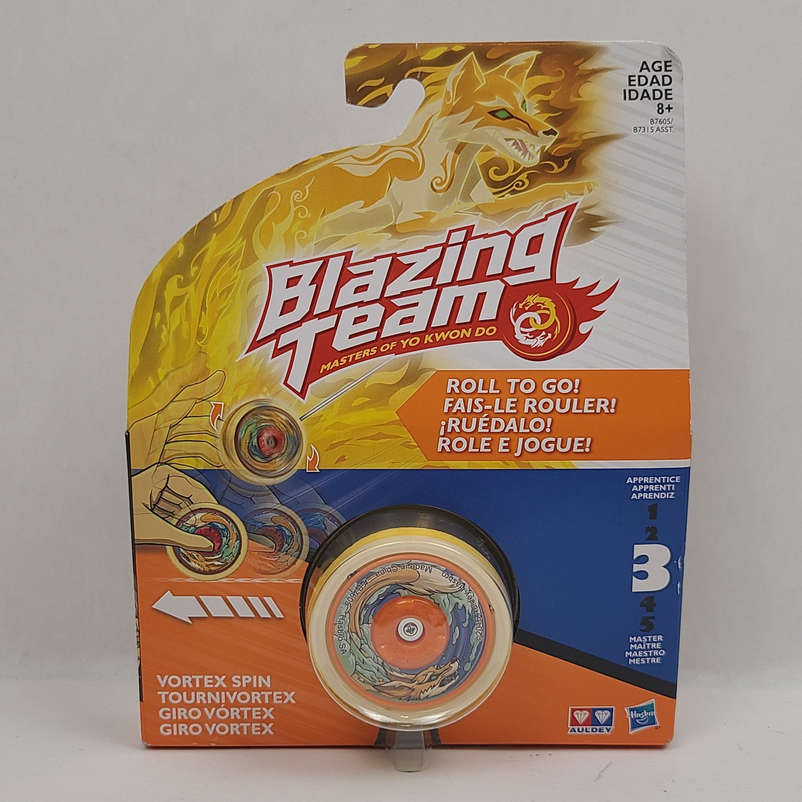 Blazing Team Yoyo Master of Yo Kwon Do Level 3 Vortex Spin Roll To Go Spinner