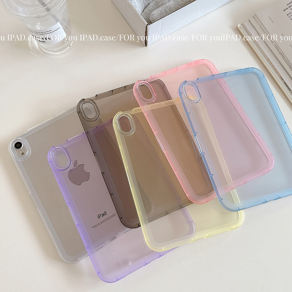 For iPad 10th 9.7/10.2" Generation Mini 6 Air 4/5 Pro Shockproof TPU Clear Cover