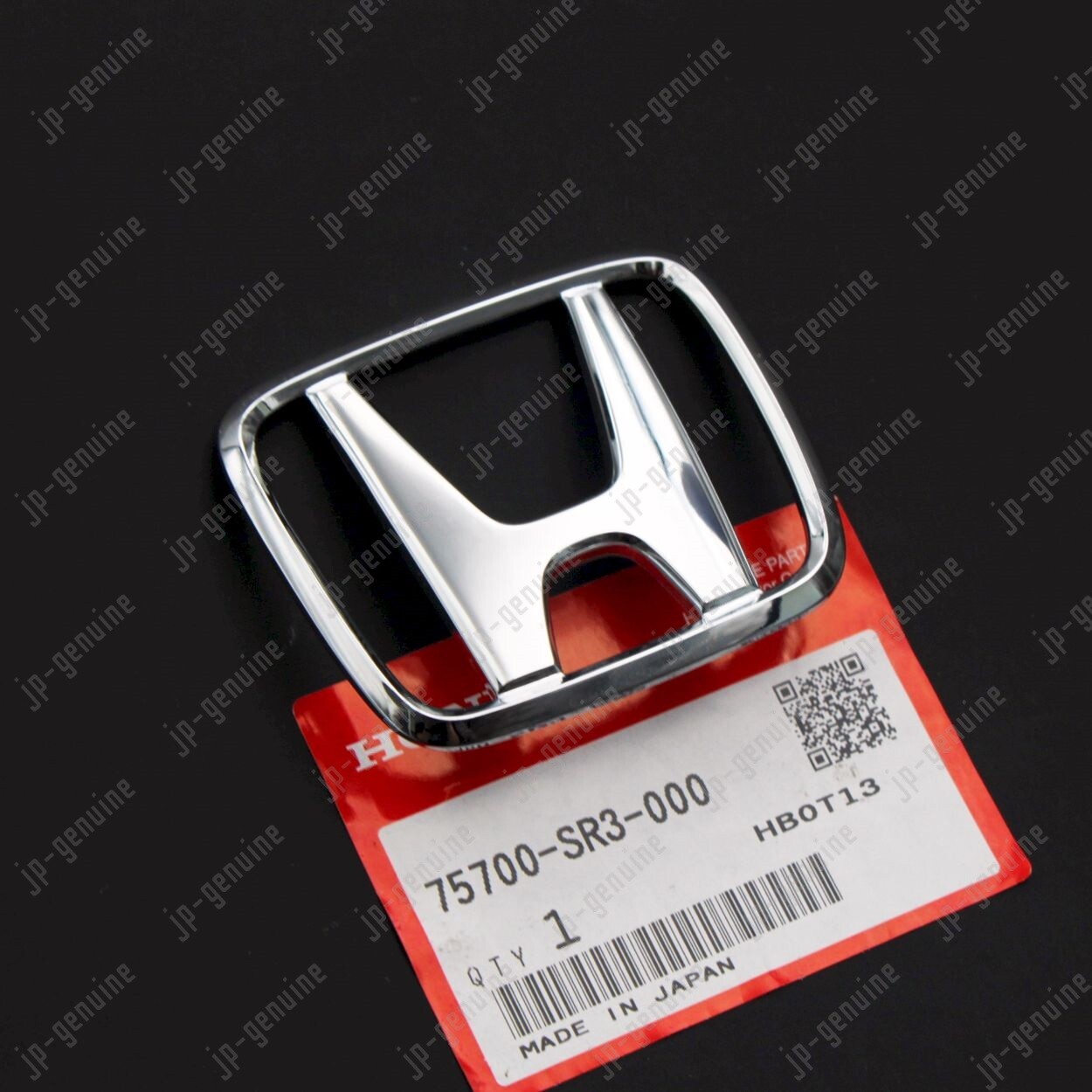 OEM Genuine HONDA Civic 1993-1998 Front Center Hood Chrome "H" Emblem Badge Logo