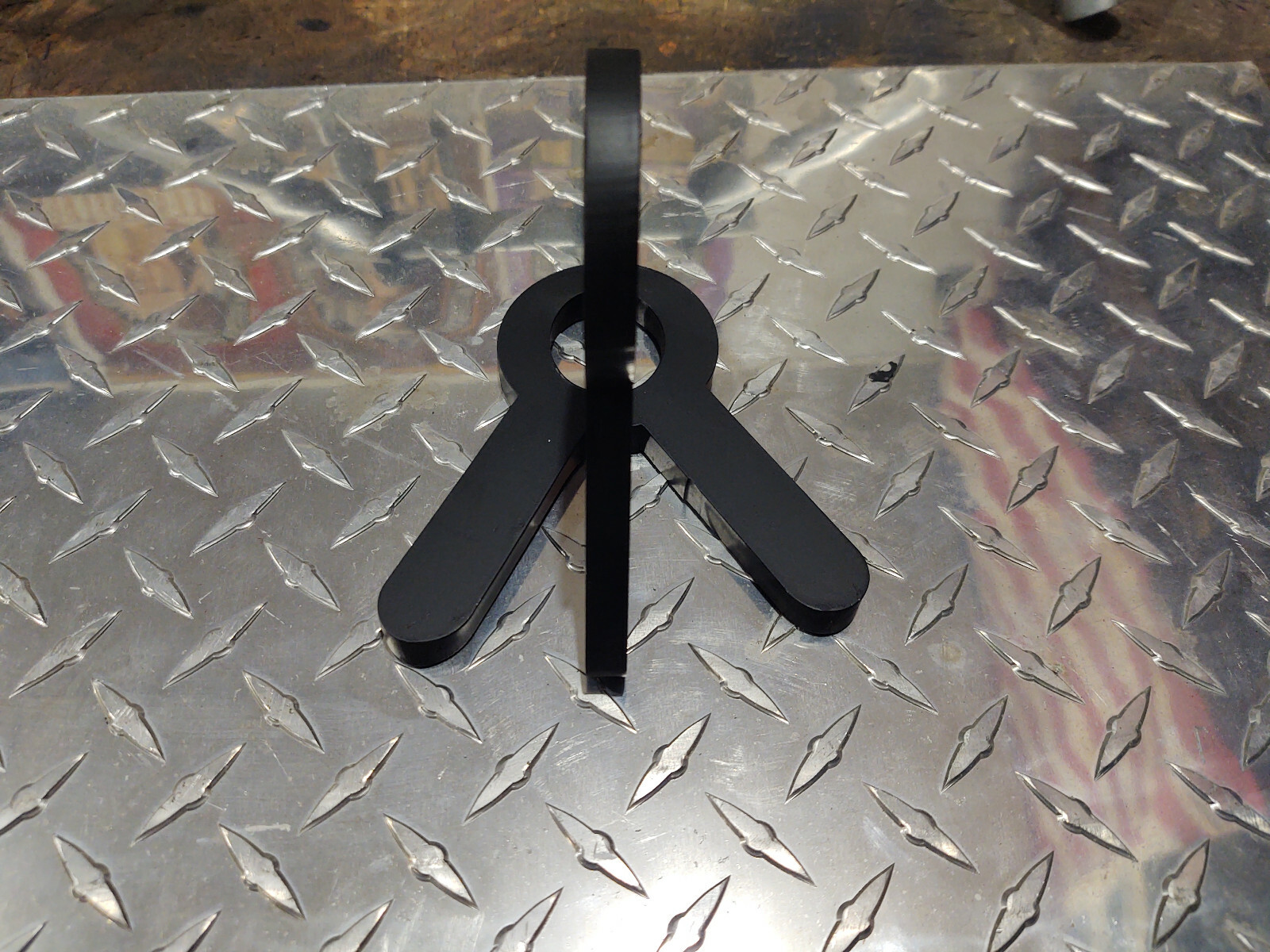 AR500 Steel Gong Pipe Stand Brackets
