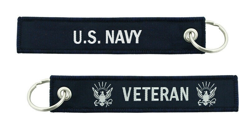 US Navy Veteran Name Tape Key Chain CC-1735