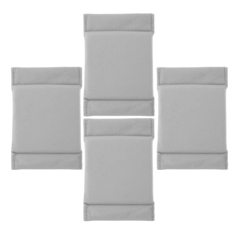 4Pcs Adjustable Camera Bag Dividers Grey Padded Inserts Shock Absorbing