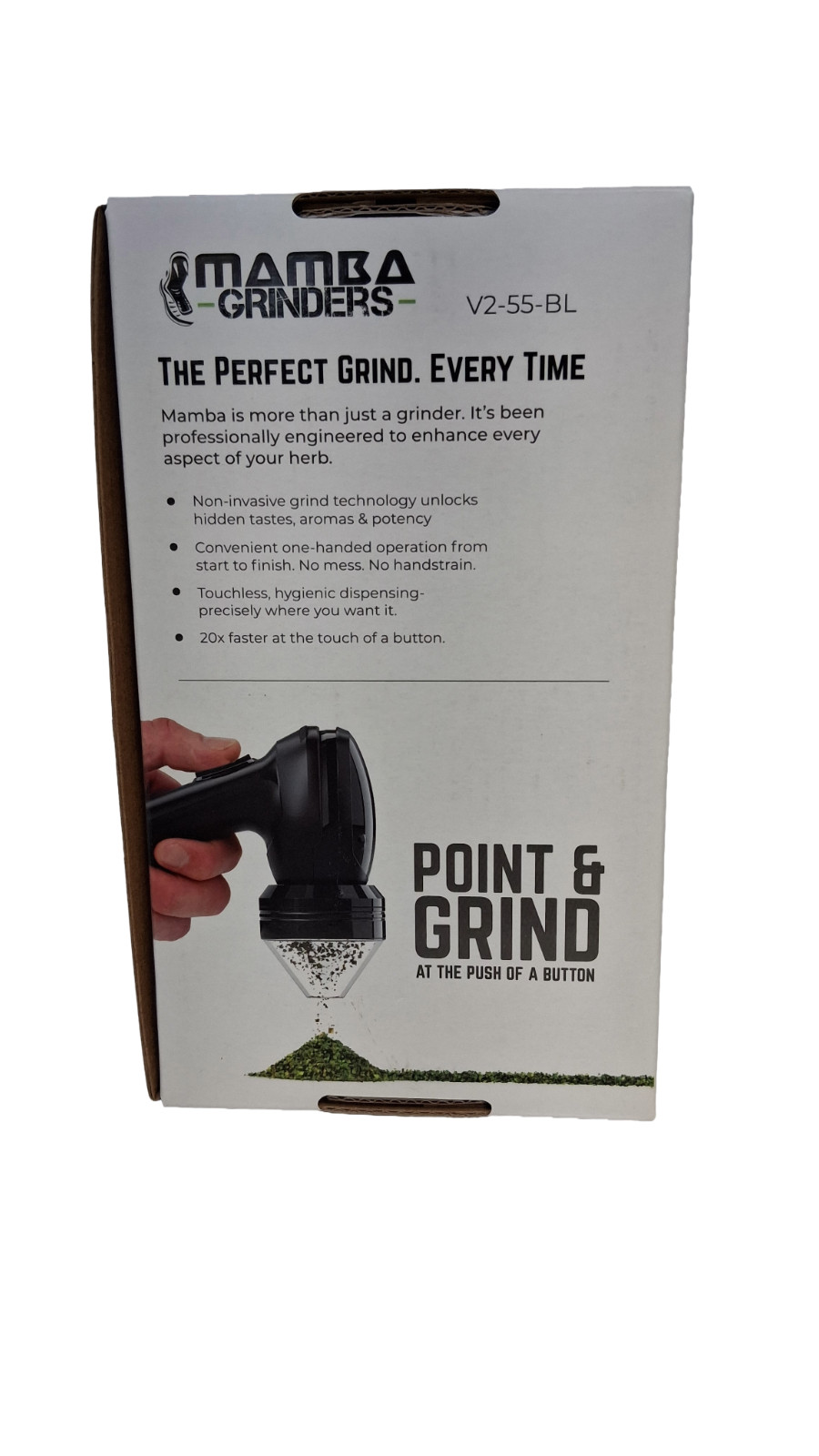 Mamba Grinders V2 55mm 2 Gram Rechargeable Herb Grinder