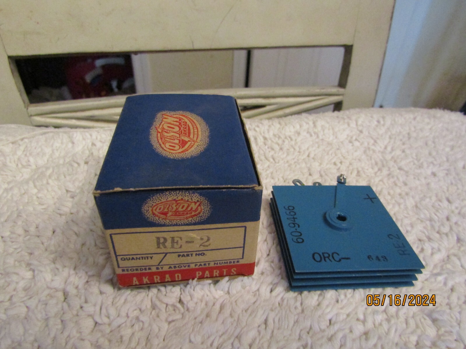 Vintage Olson Radio Akrad Parts RE-2 60-9466 ORC-643 NOS NIB 1950s