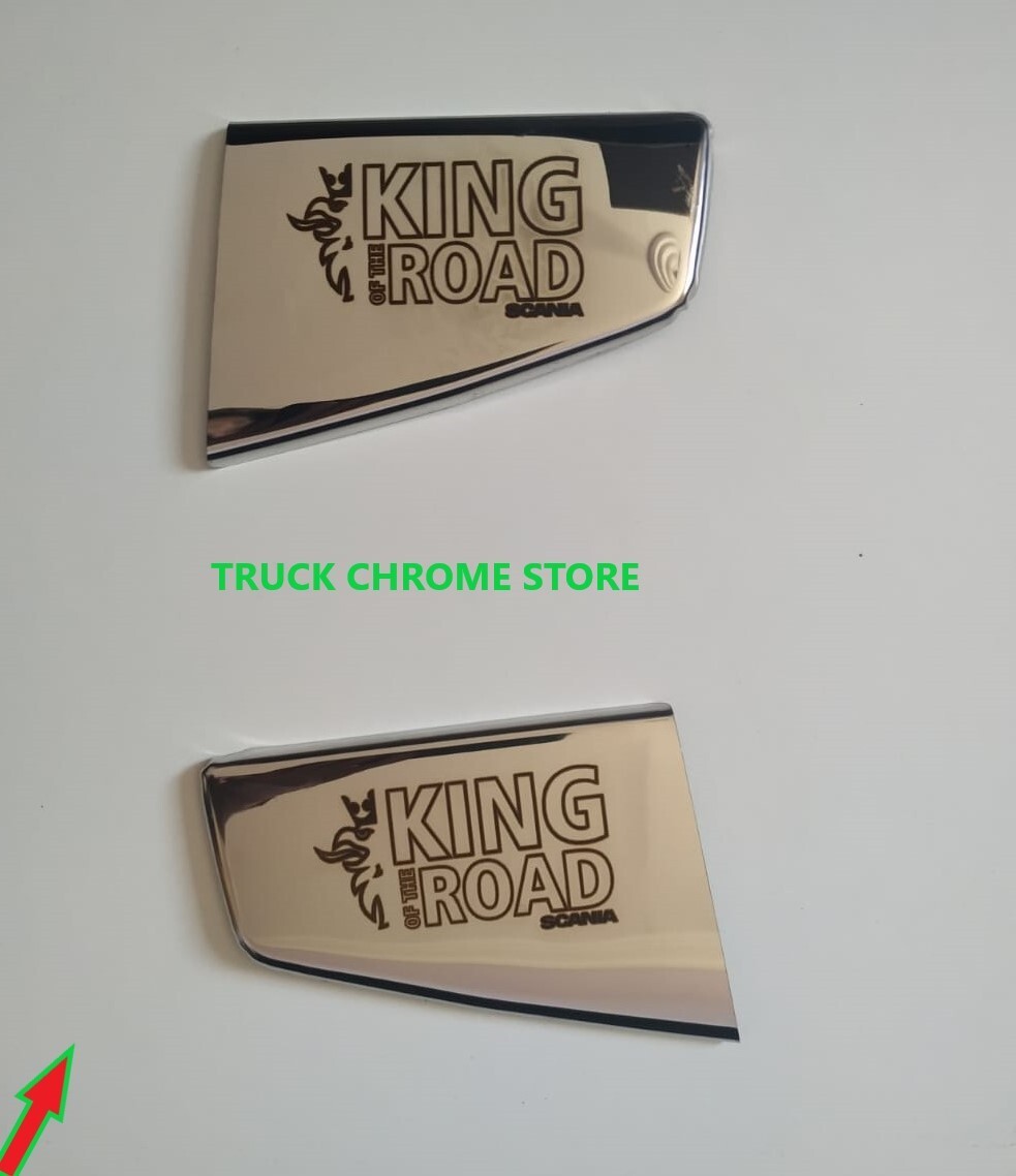 2010 - 2016   KING OF THE ROAD GRILL CHROME    S.STELL    1 SET.     Fits Scania