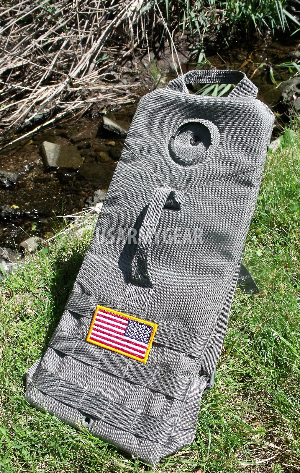 US Army Military 3 L 100 oz MOLLE Sage Foliage Green Hydration Carrier Pack Bag