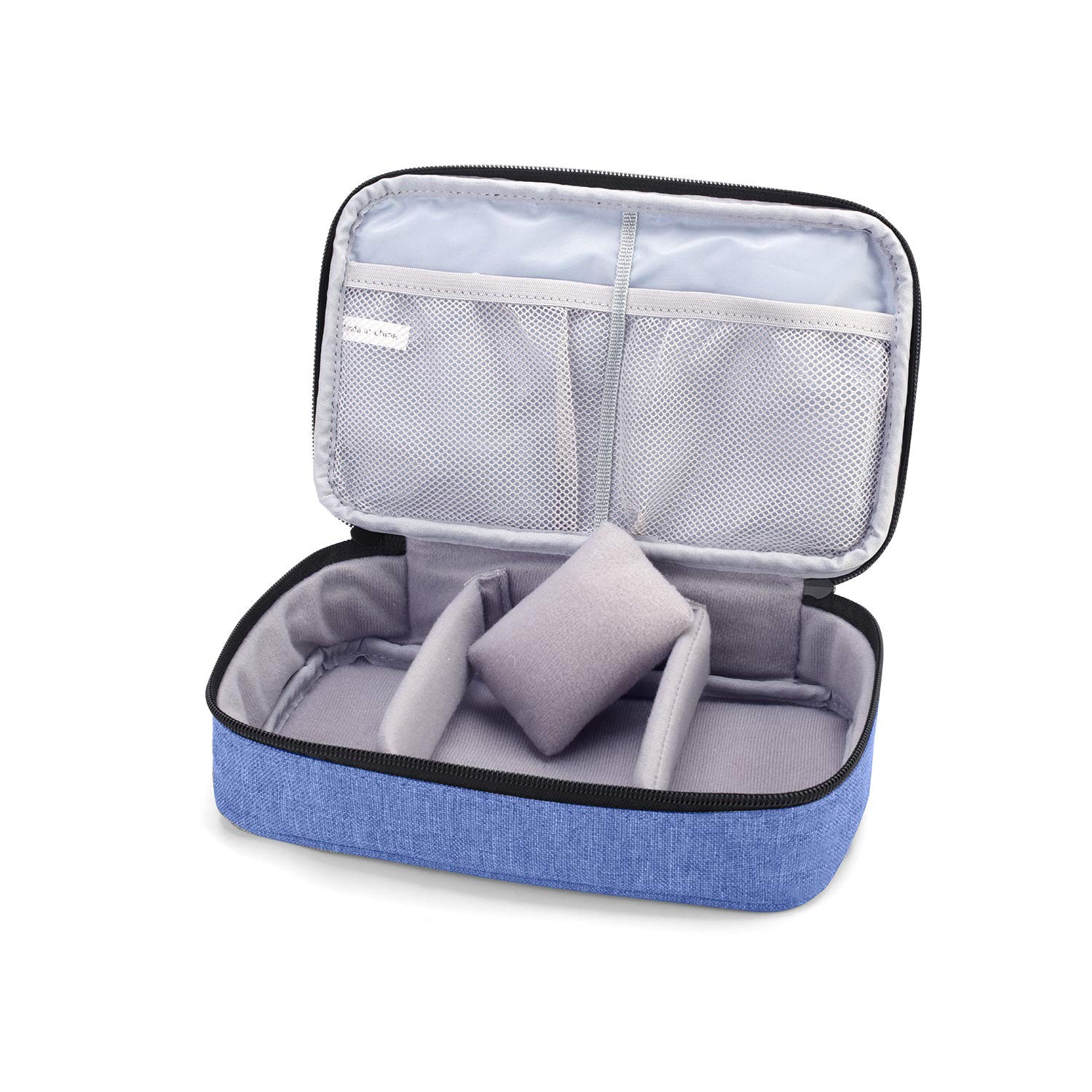 Luxja Sewing Accessories Organizer, Double-Layer Small, Dark Blue