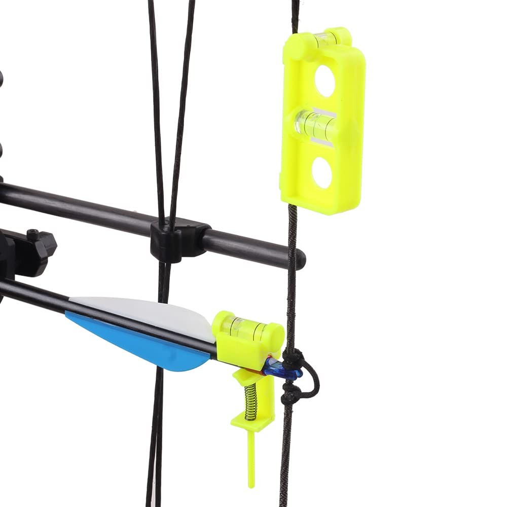 SOPOGER Archery Level Multifunctional Bow Tuning Tools for Rest Yellow