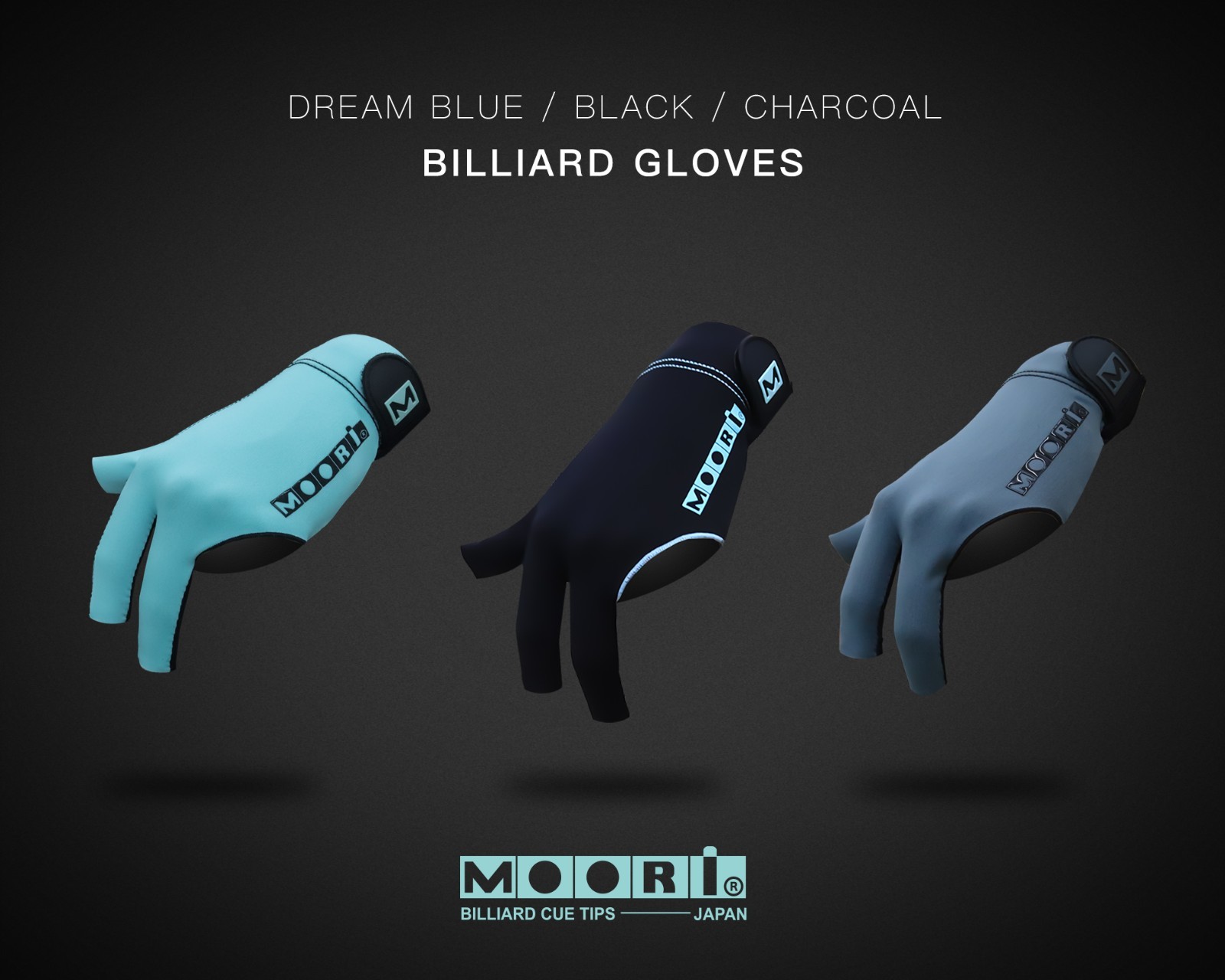 Moori Pool Cue Glove / DREAM BLUE/SMALL