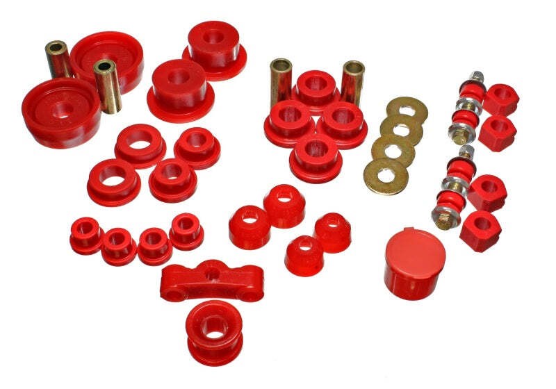 Energy Suspension 16.18101R fits Honda 84-87 Civic/CRX Red Master Bushing Set