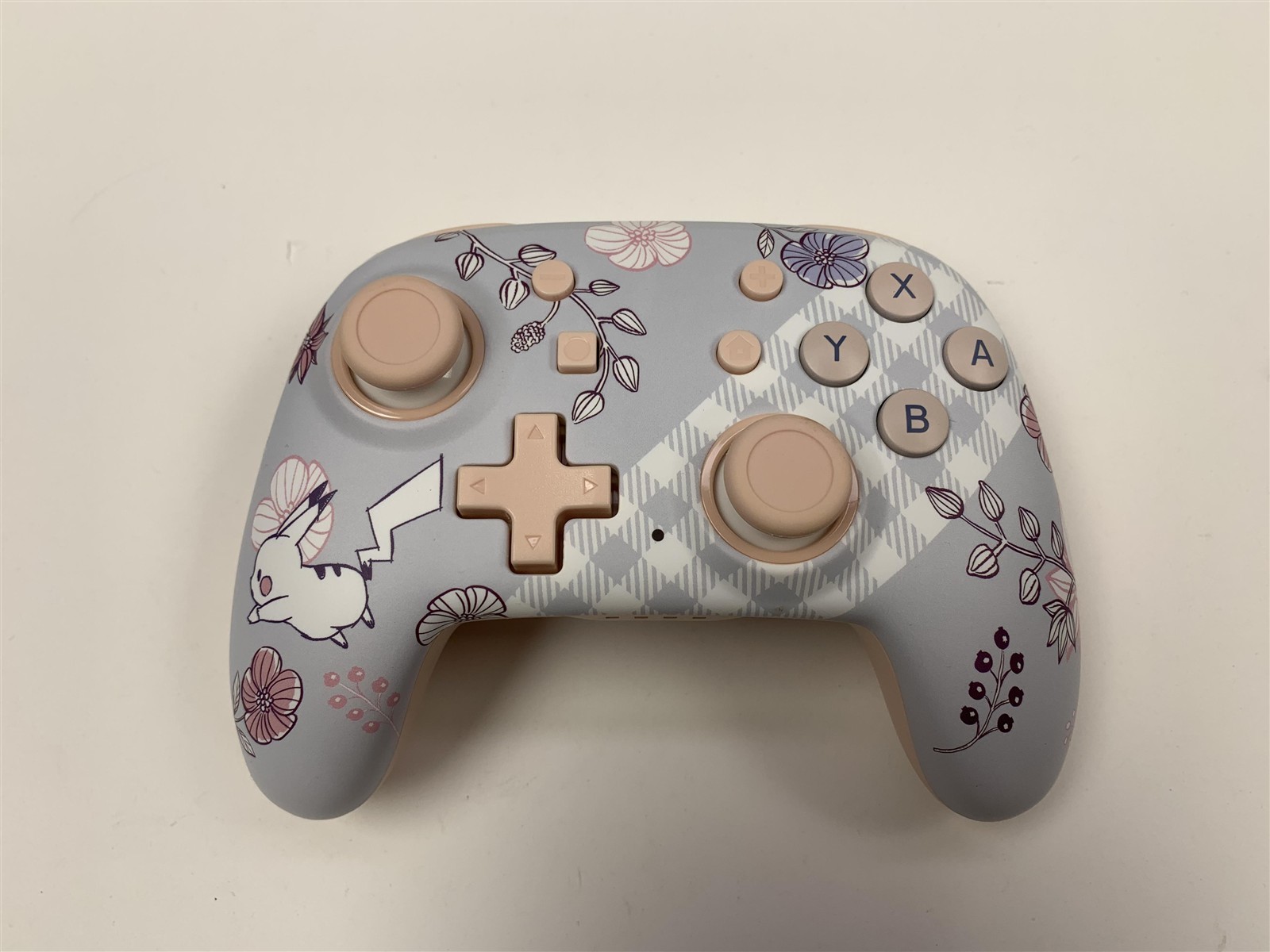 PowerA Nano Wireless Controller Nintendo Switch Pokemon Pikachu Gray Refurbished