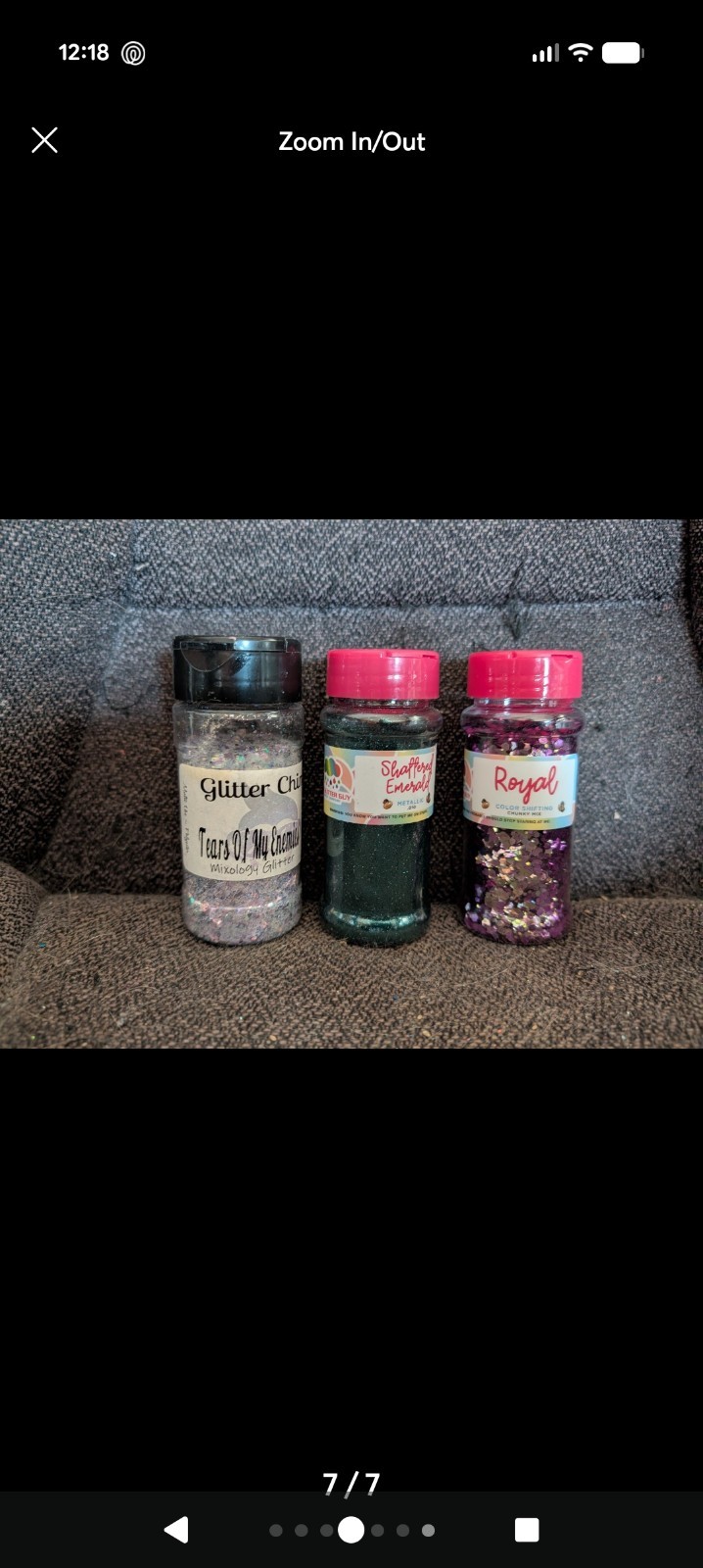 Glitter Chimp, Glitter Guy, Spin It Multicolor Assorted Glitter Bottles & Bags