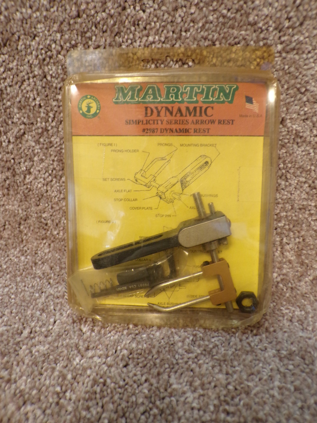 Vintage Martin #2987 Dynamic Simplicity Series Arrow Rest NOS