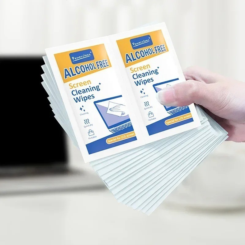 40 Pack Wet & Dry Screen Cleaning Wipes for Phone Laptop TV Monitor