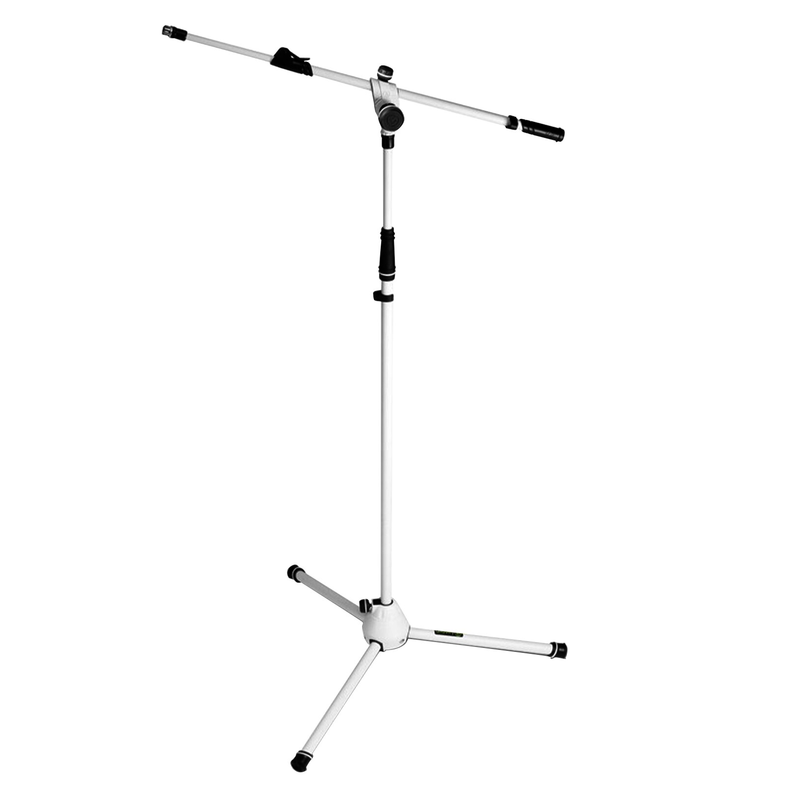 Gravity GMS4322W Tripod Microphone Stand w 2-Point Telescoping Boom in White