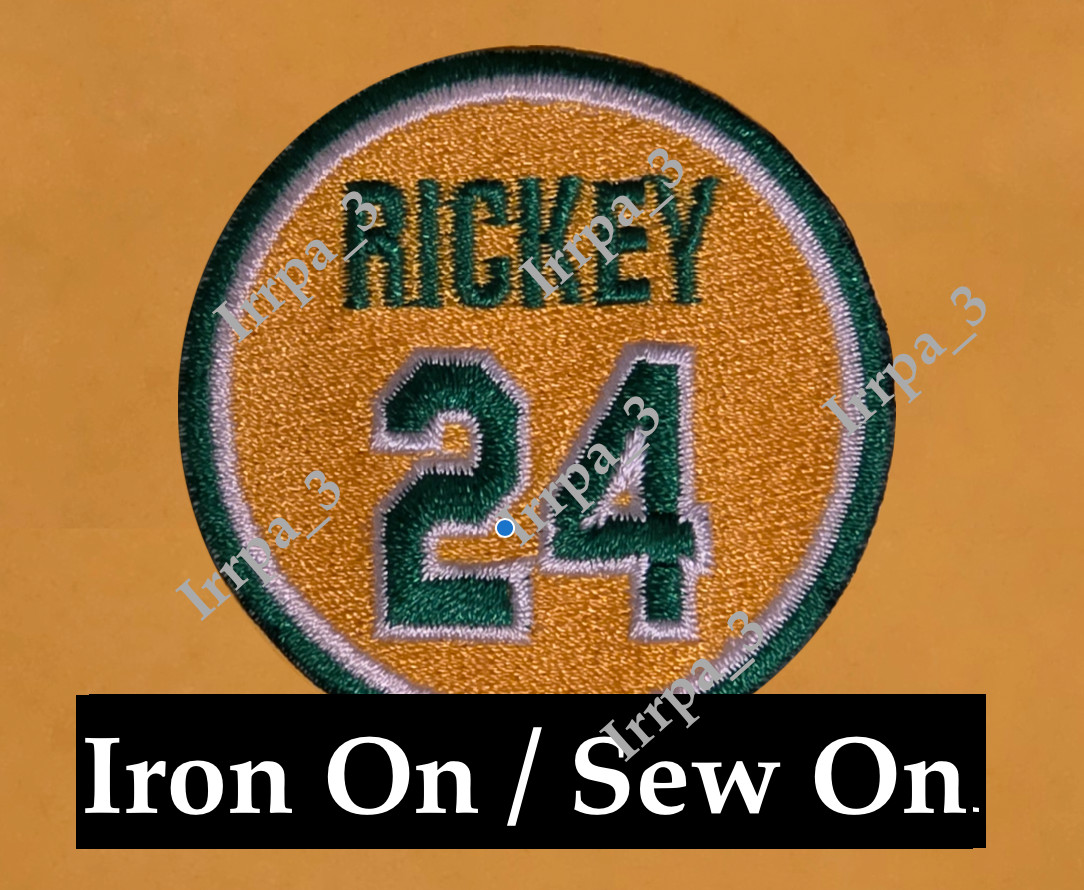 Rickey Henderson #24 Memorial Patch for Sacramento A's baseball jersey Oakland