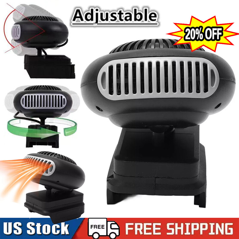 Portable Battery Heater, 12-48V Battery Powered Heater, 170W Small Space Heater
