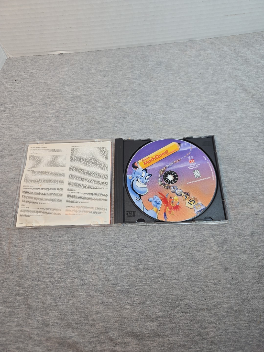 Disney's MathQuest With Aladdin (Windows/Mac, 1997)