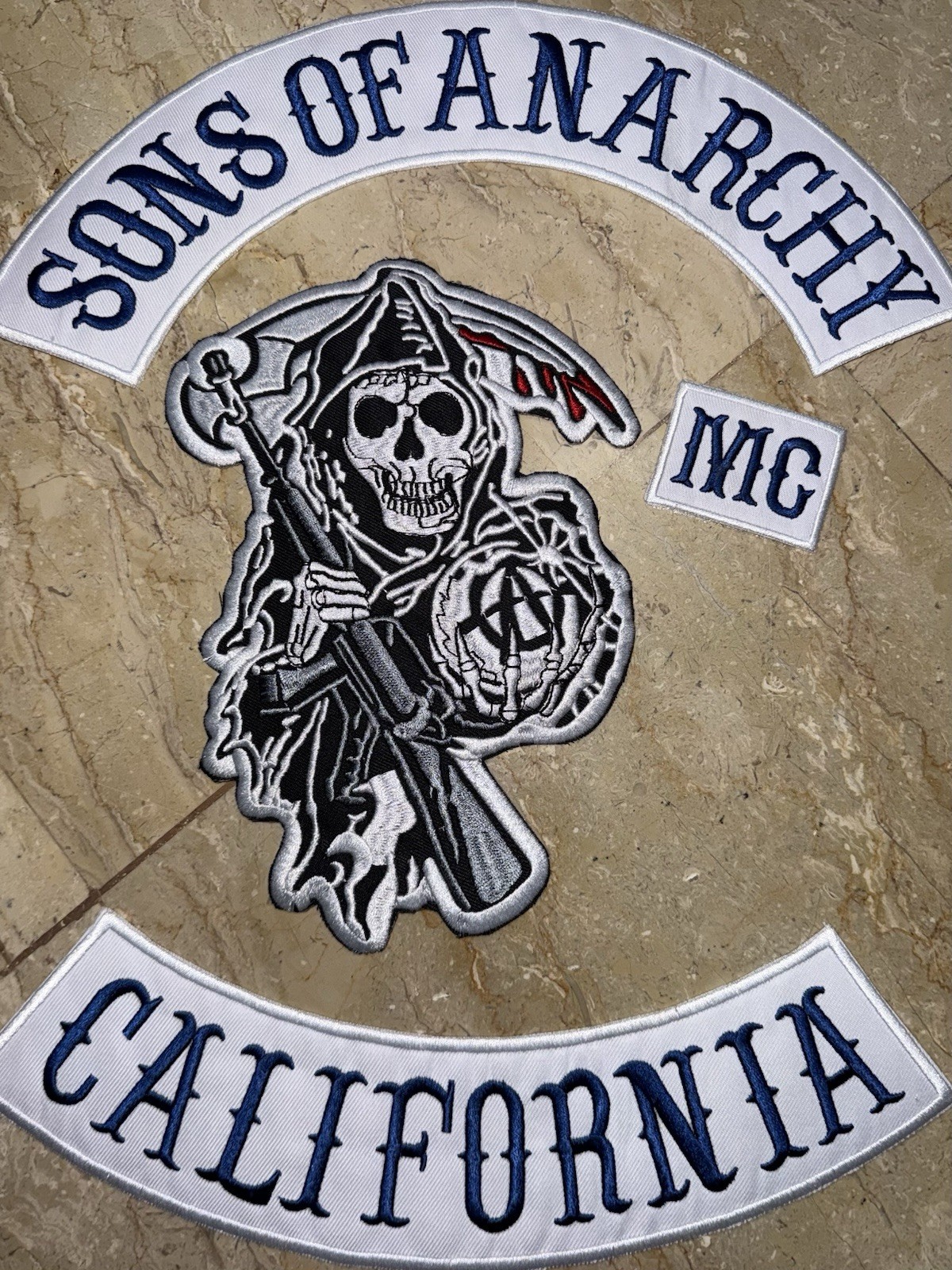 Sons of Anarchy SAMCRO back set Patch